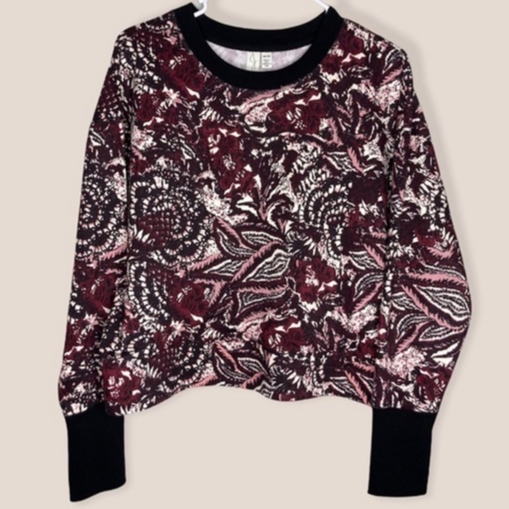 JOIE Caleigh Floral‎ Print Drop Shoulder Sweater
sz M